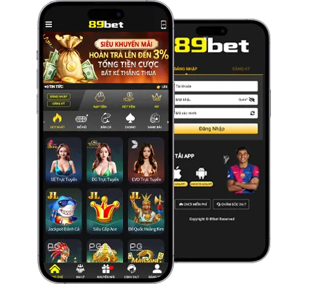Giao diện ứng dụng by88club trên điện thoại thông minh